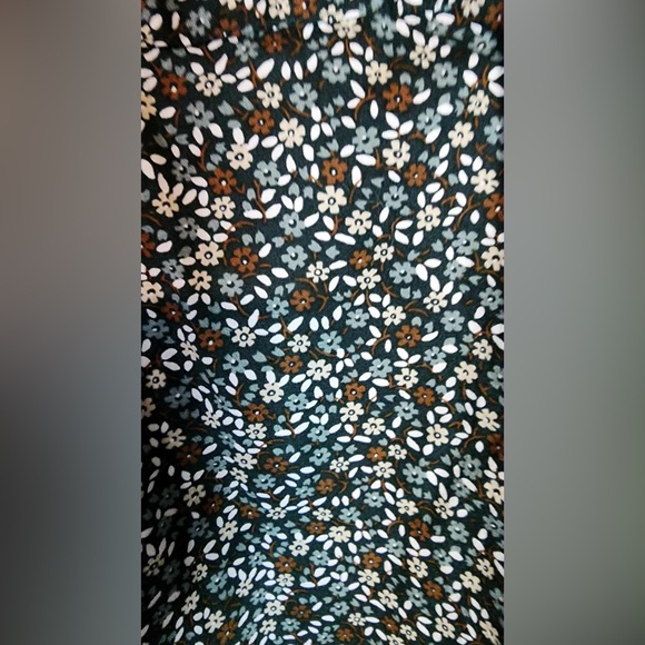 Mens Multicolor Floral Slim Fit Express Button Down XL - Picture 3 of 4